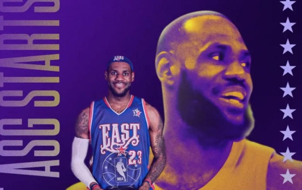 ▲LeBron James連18年獲選明星賽。（圖／取自ESPN)