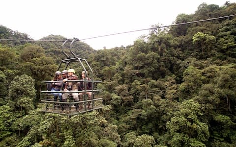 “The Dragonfly” cruises for more than a mile through one of the world’s most wildlife-rich landscapes