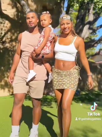 <p>John Gaines Instagram</p> John Gaines, Hazel Monet Gaiones, and Victoria Monet.