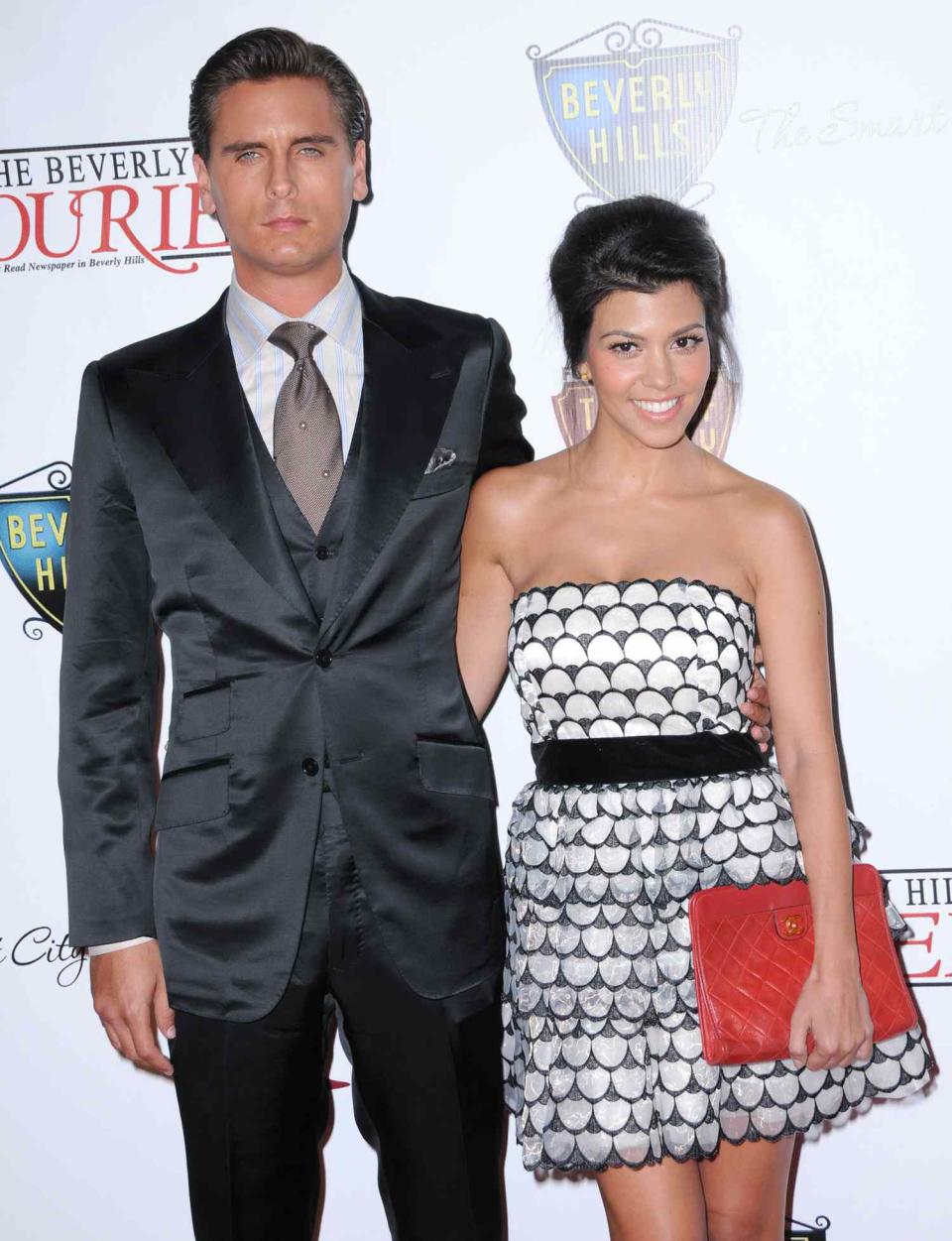 Scott Disick and TV personality Kourtney Kardashian arrive at the Taste Of Beverly Hills held at The Beverly Hilton hotel on September 2, 2010 in Beverly Hills, California