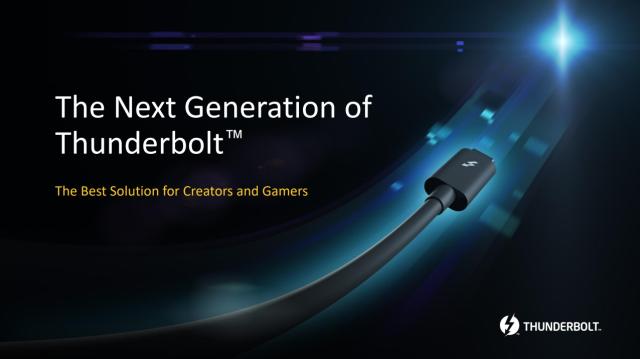 Intel reveals Next-Gen Thunderbolt based on USB4 v2 and
