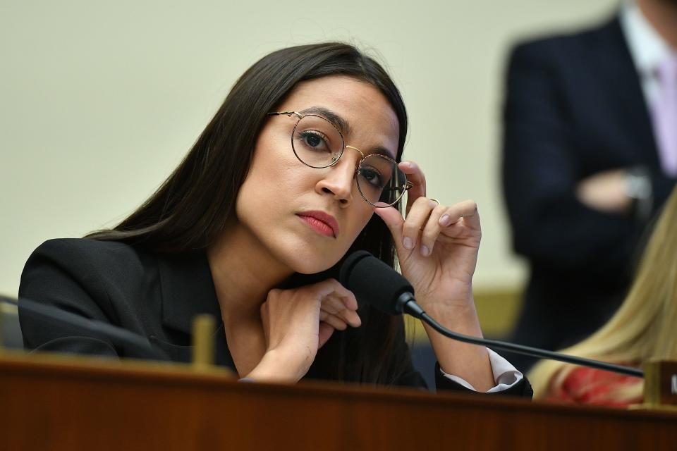 Rep. Alexandria Ocasio-Cortez is searching for a last-minute Halloween costume. (Photo: Mandel Ngan/AFP via Getty Images)