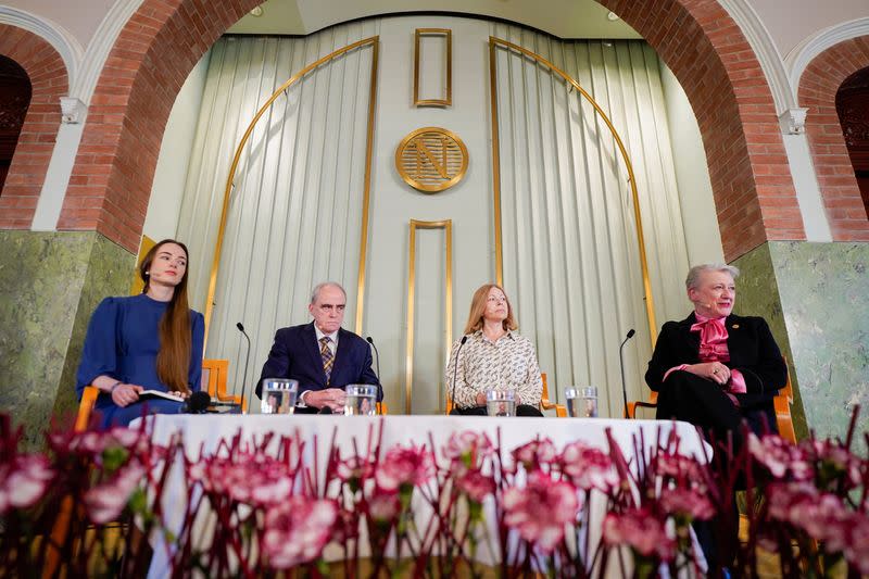 Nobel Peace Prize 2022 news conference in Oslo