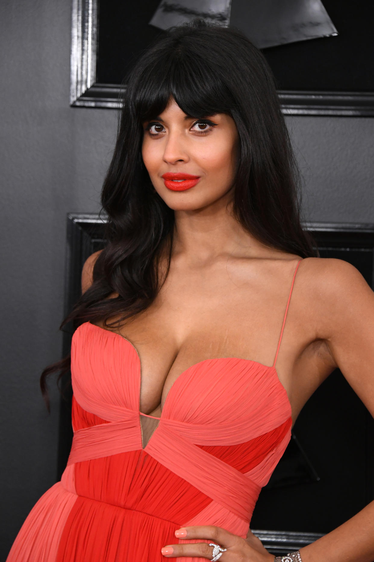 Jameela Jamil celebrated her cellulite in a new Instagram post. (Photo: Jon Kopaloff/Getty Images)