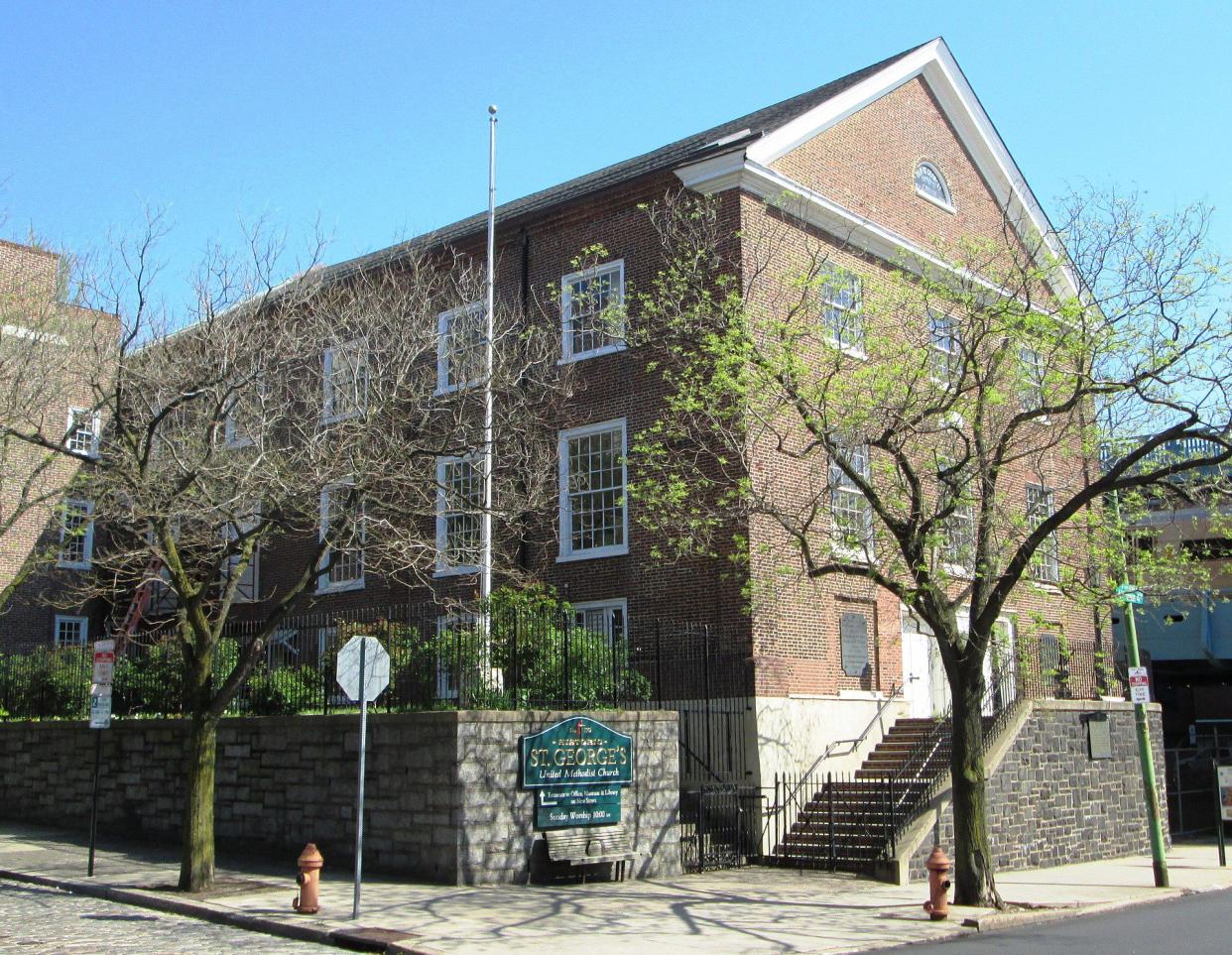 St. George's United Methodist Church, at the corner of 4th and New Streets, in the Old City neighborhood of Philadelphia, is the oldest Methodist church in continuous use in the United States, beginning in 1769. The congregation was founded in 1767, meeti