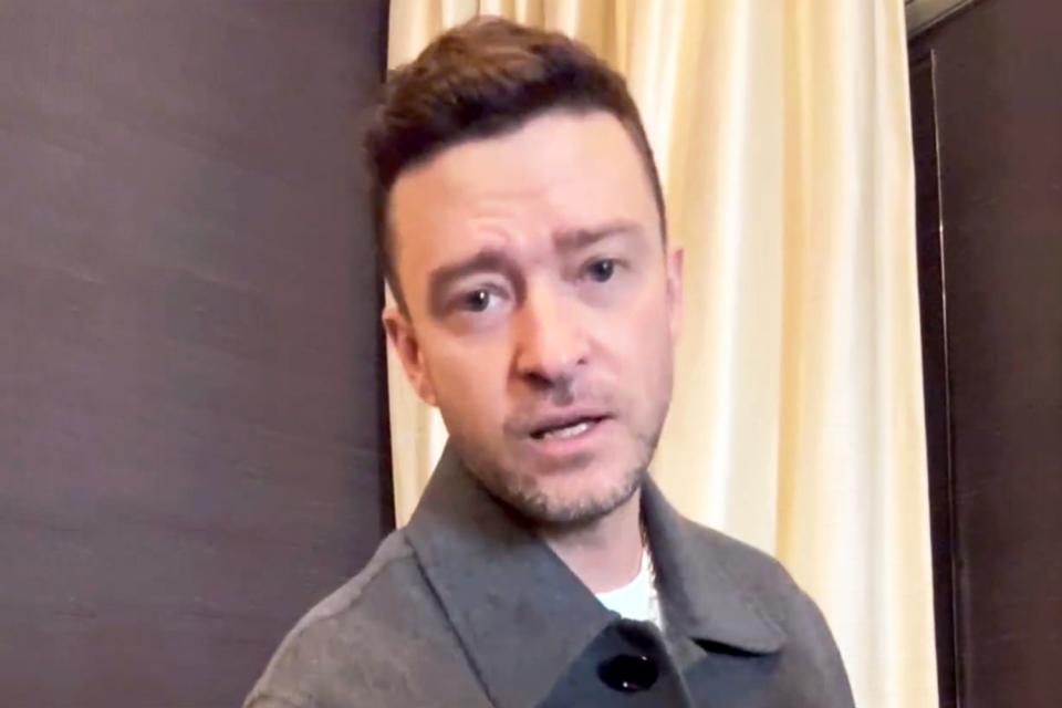 <p>Justin Timberlake/Instagram</p> Justin Timberlake teasing "Drown" on Instagram