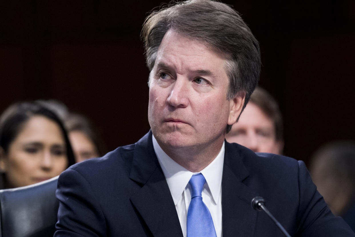 Brett Kavanaugh downplayed the significance of the Roe v. Wade email during his confirmation hearing on Sept. 6. (Photo: Bill Clark via Getty Images)