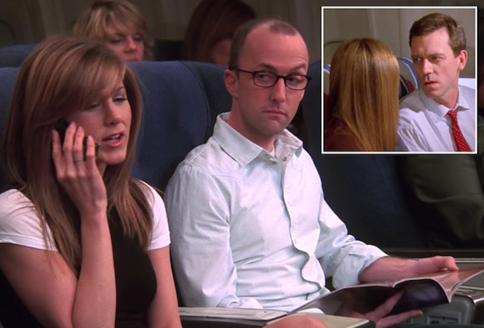 6. Does Rachel have the best/worst seatmates ever?