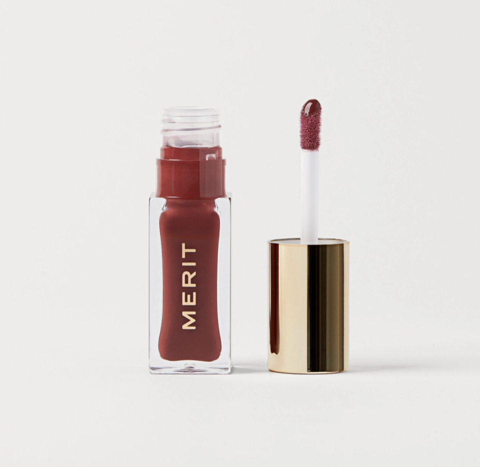 Merit Beauty Shade Slick Tinted Lip Oil in Sangria