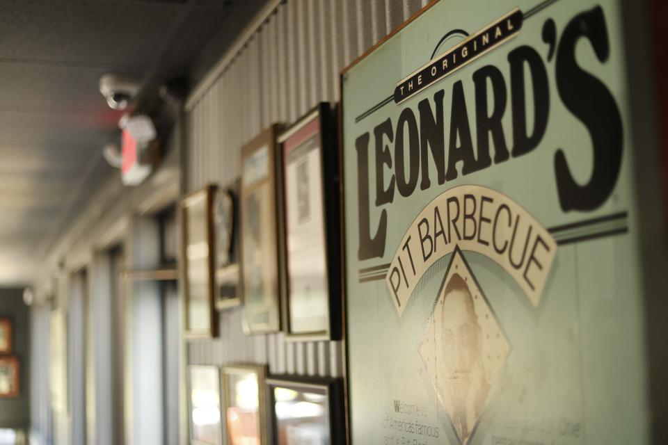 A first look inside the new Leonard's Pit Barbecue at 1100 N. Germantown Pkwy. in Cordova. The 101-year barbecue restaurant moved to a new location on September 10, 2023.