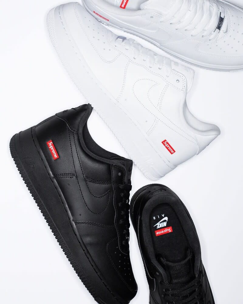 Supreme宣佈Supreme X Nike Air Force 1聯名神鞋即將回歸，並一次補齊黑、白、卡其色三款配色