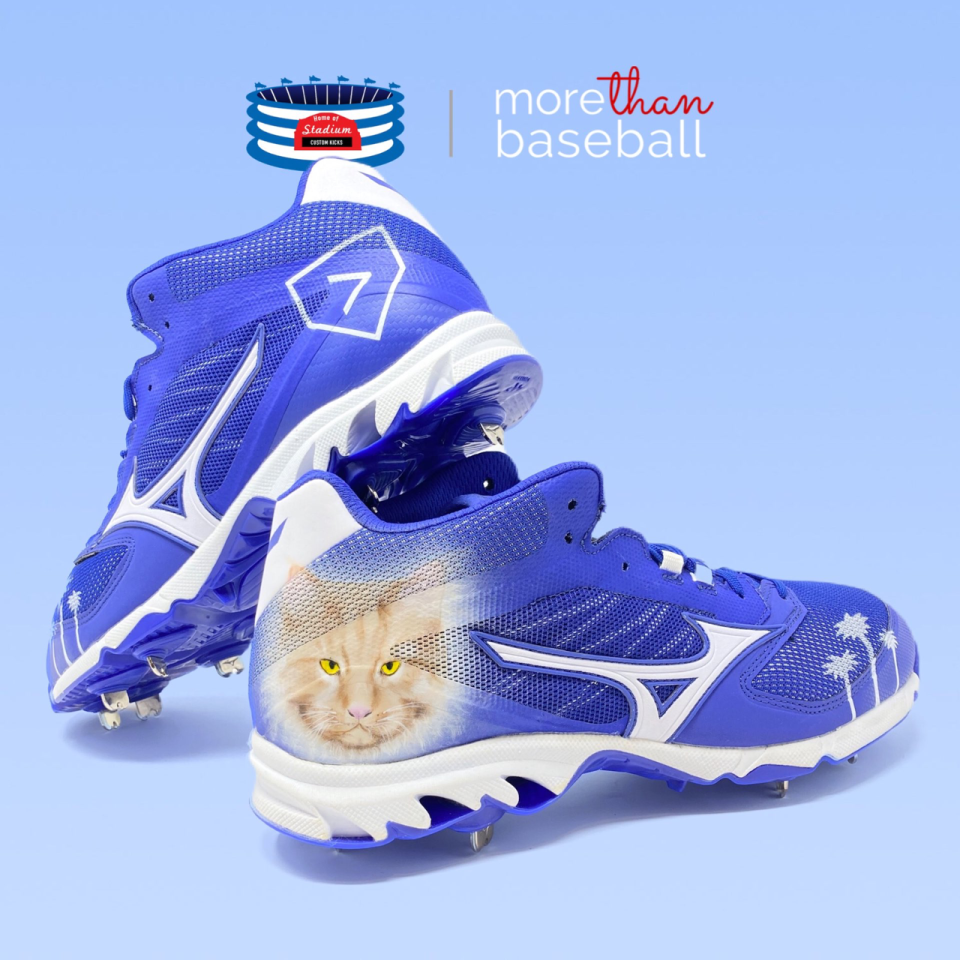 Dodgers pitcher Tony Gonsolin's custom cleats.