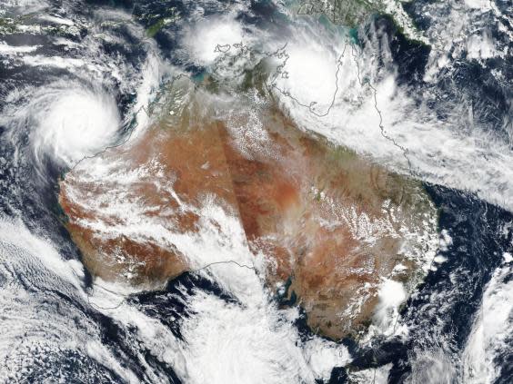 Cyclone Veronica: Second cyclone in 48 hours smashes Australia coastal regions