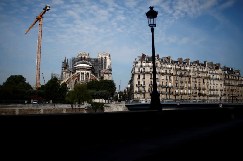 Restoration work resumes slowly at Notre Dame Cathedral in Paris