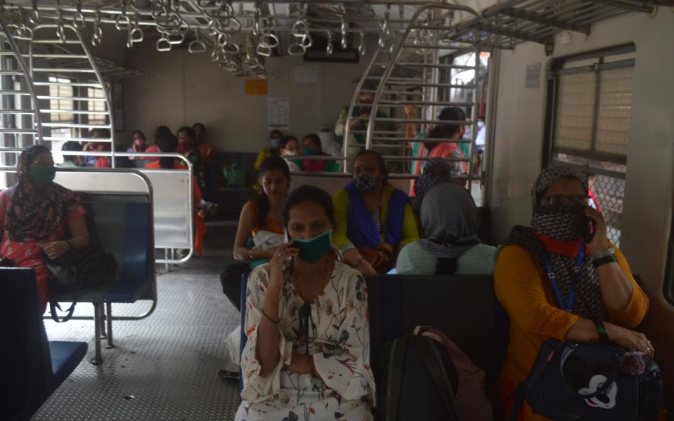 Passengers left stranded at the Dadar station in Mumbai. (Photo by Arun Patil)