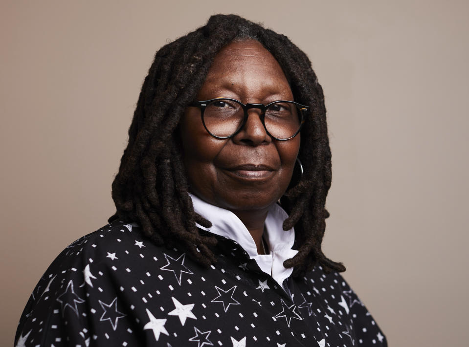 Whoopi Goldberg poses for a portrait to promote the film "Till," on Friday, Sept. 30, 2022, at the Park Lane Hotel in New York. (Photo by Matt Licari/Invision/AP)