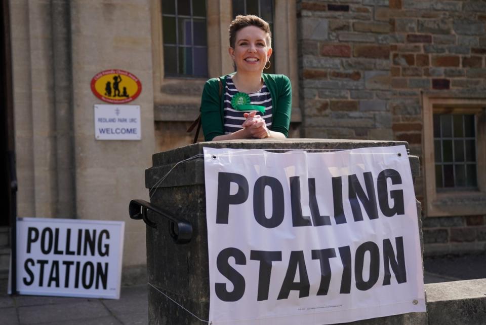 Green Party co-leader Carla Denyer unseated Labour’s Thangam Debbonaire (PA Wire)