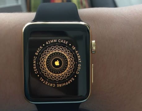 首批黃金版Apple Watch開始發貨