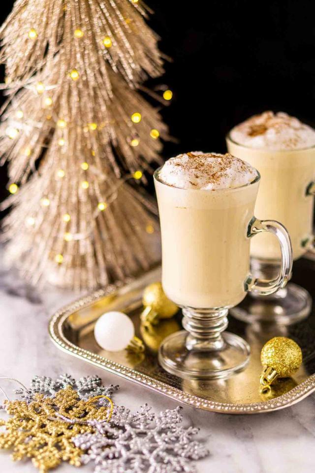 Festive Beverage Catologs : eggnog carton