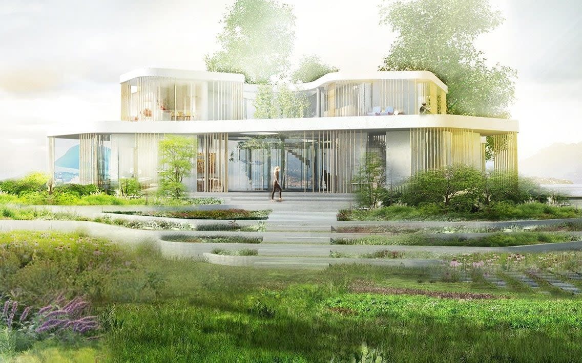 Dara Huang’s design for a self-ventilating house in Lake Como