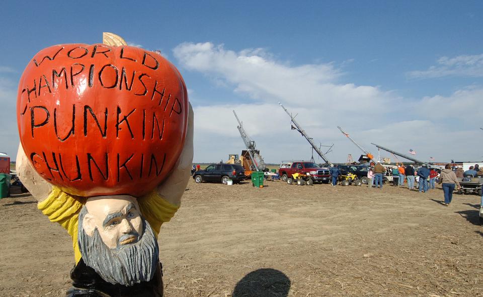 A scene from the 22nd annual Punkin Chunkin held near Bridgeville in 2007.