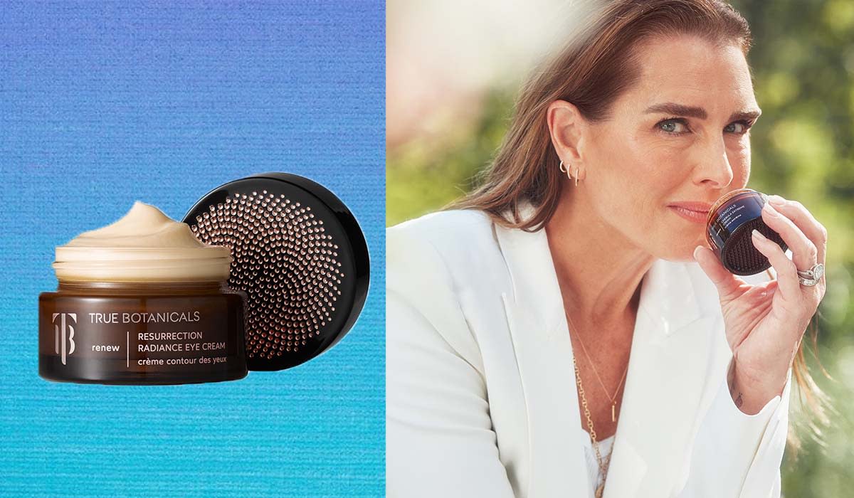 Brooke Shields and eye cream