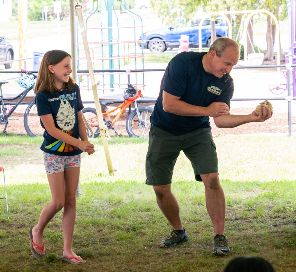 Wildlife Encounters will perform a show on Wednesday, Aug. 3 at the field at Somersworth High School as part of Somersworth Festival Association's kids' series.