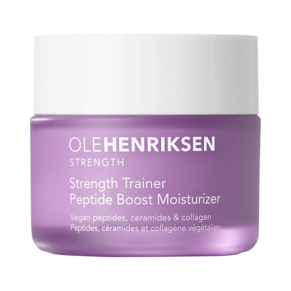 1) Strength Trainer Peptide Boost Moisturizer