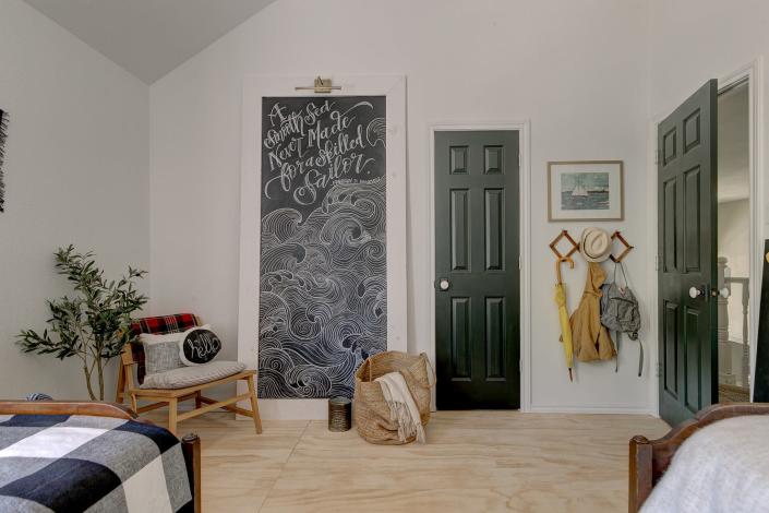 Ginger Curtis installed these floors in two of her sons&#x002019; rooms.