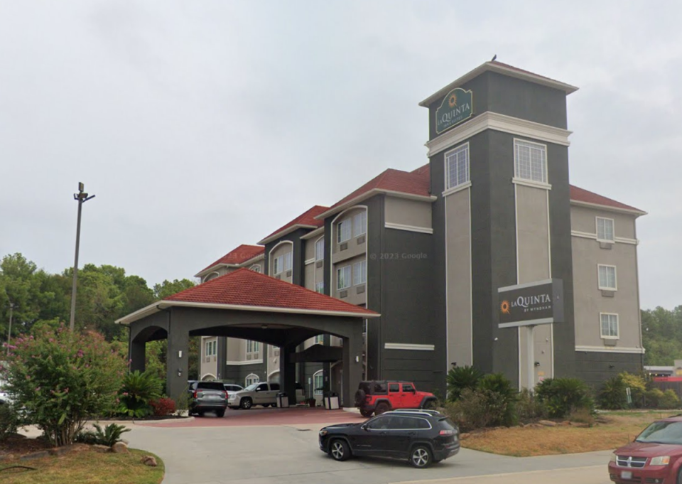 The La Quinta hotel where David Scott was arrested in Magnolia, Texas (Google Maps)