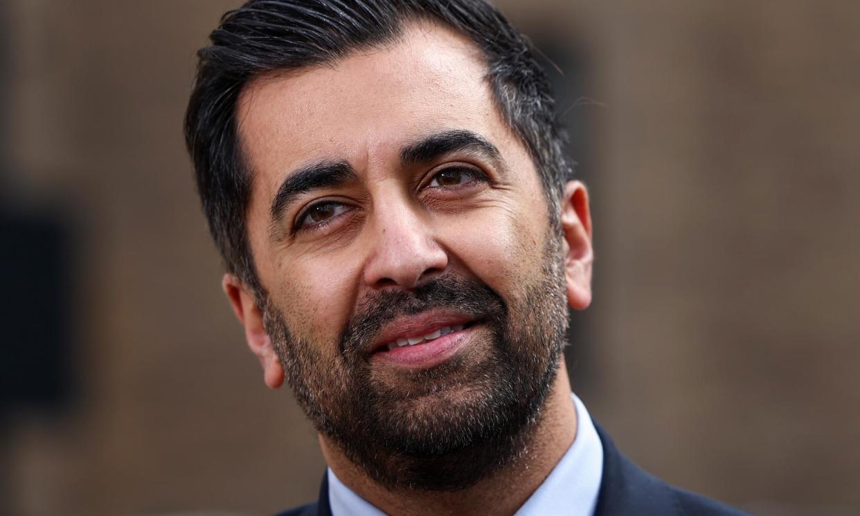 <span>Humza Yousaf has insisted he will not resign as first minister and vowed to win the confidence vote.</span><span>Photograph: Jeff J Mitchell/Getty Images</span>