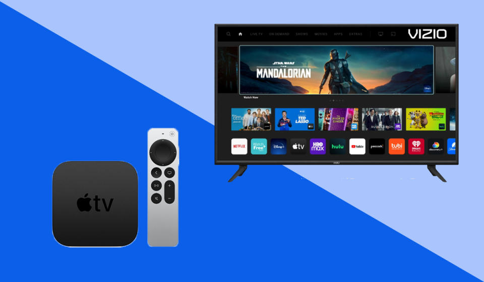 Apple TV and Vizio TV on sale at Walmart