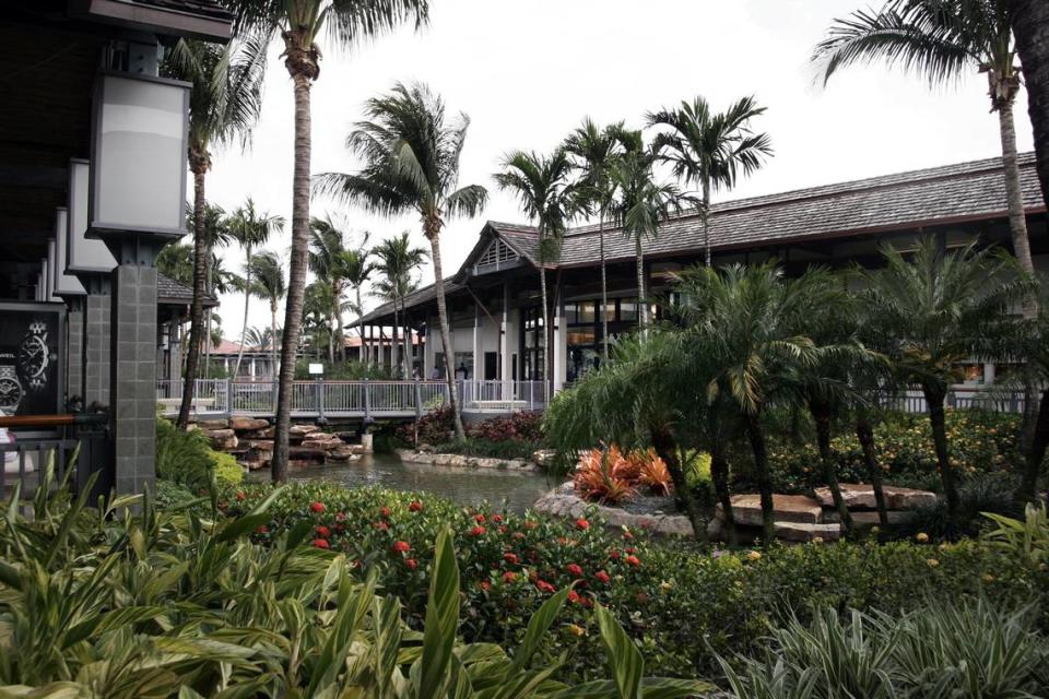 In this file photo from May 19, 2008, The Falls mall is seen as a lush, open-air shopping destination. The mall, opened in 1980, remains picturesque but will have new handrails and lighting and other cosmetic updates by the summer of 2024 says Simon management.