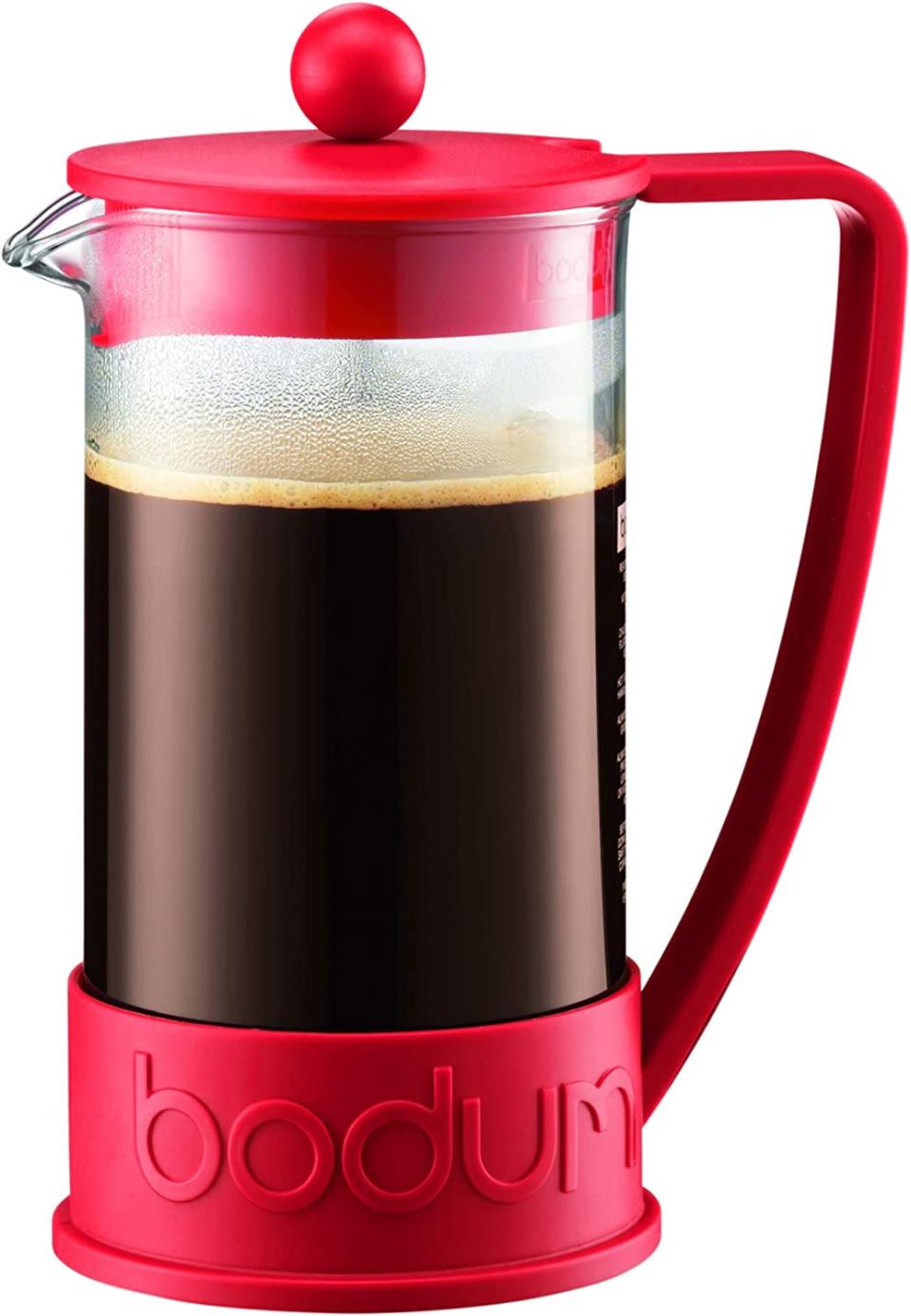 Bodum Brazil French Press 1-Liter 8-Cup Coffee Maker. Image via Amazon.