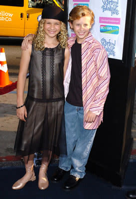 Jenna Boyd and Cayden Boyd at the Hollywood premiere of Warner Bros. Pictures' The Sisterhood of the Traveling Pants