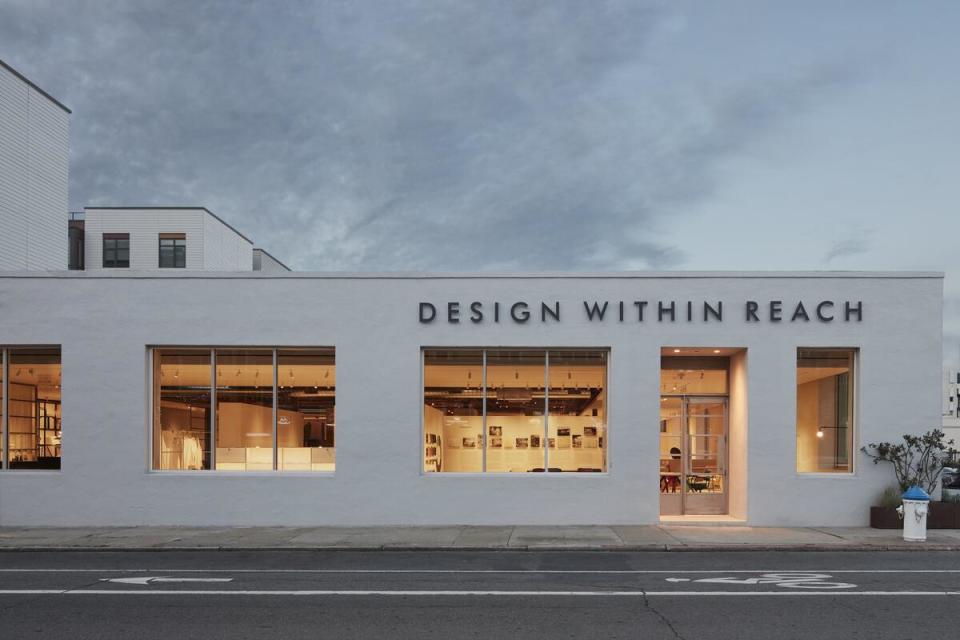 The exterior of the new Design Within Reach store in San Francisco