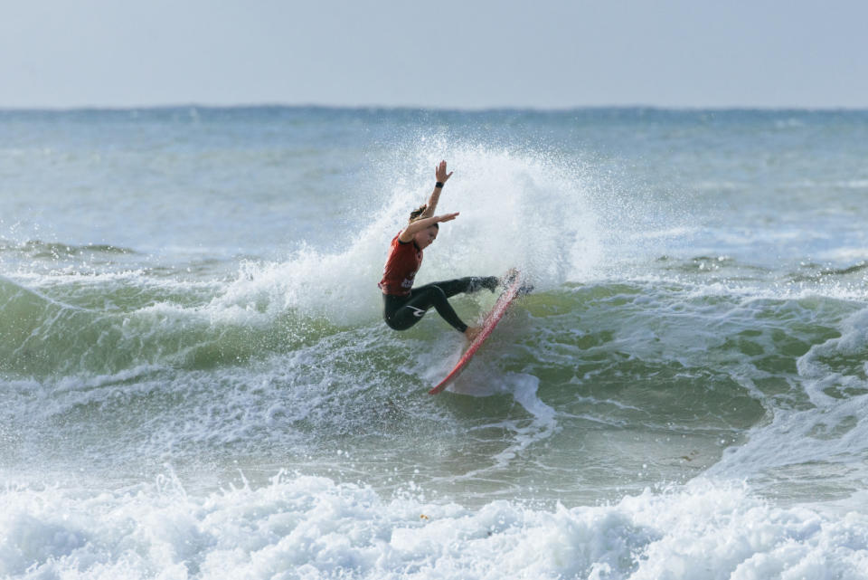 If Alyssa Spencer and Levi Slawson get on the 2025 CT, Encinitas can boast about having hometown heroes at the elite level of the sport. <p>Photo: Cait Miers/WSL</p>