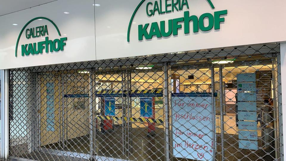 Auch die Kaufhof Filiale in Essen ist geschlossen.
