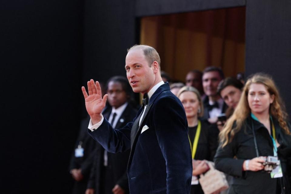 bafta 2024 principe william guillermo