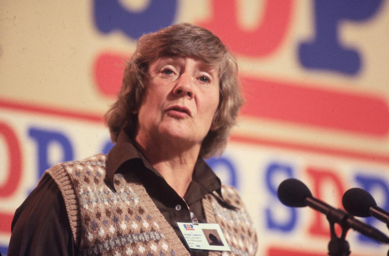 <p>Shirley Williams in 1986. She is described by Tony Blair as ‘one of the greatest social democrats of the last century’</p> (Getty)