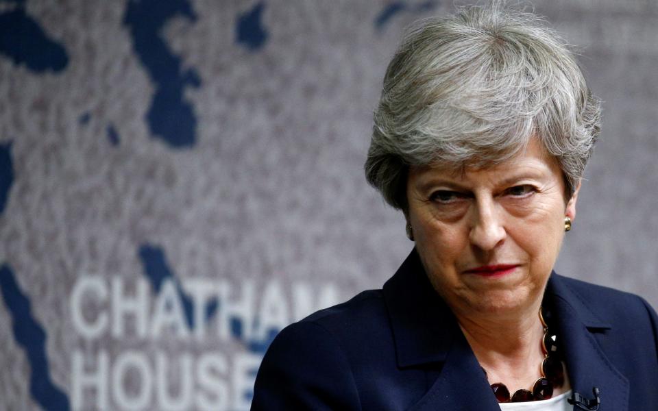 The former Prime Minister said that she was "angry" to hear reports that those in Downing Street had not followed coronavirus rules - HENRY NICHOLLS /AFP