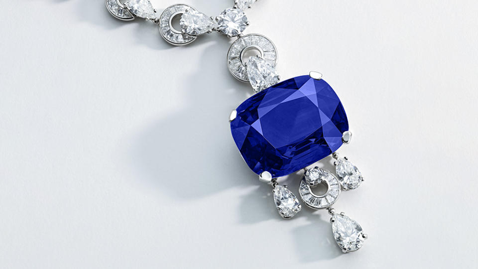 Bulgari, Exceptional and Magnificent Sapphire and Diamond Necklace, 2004