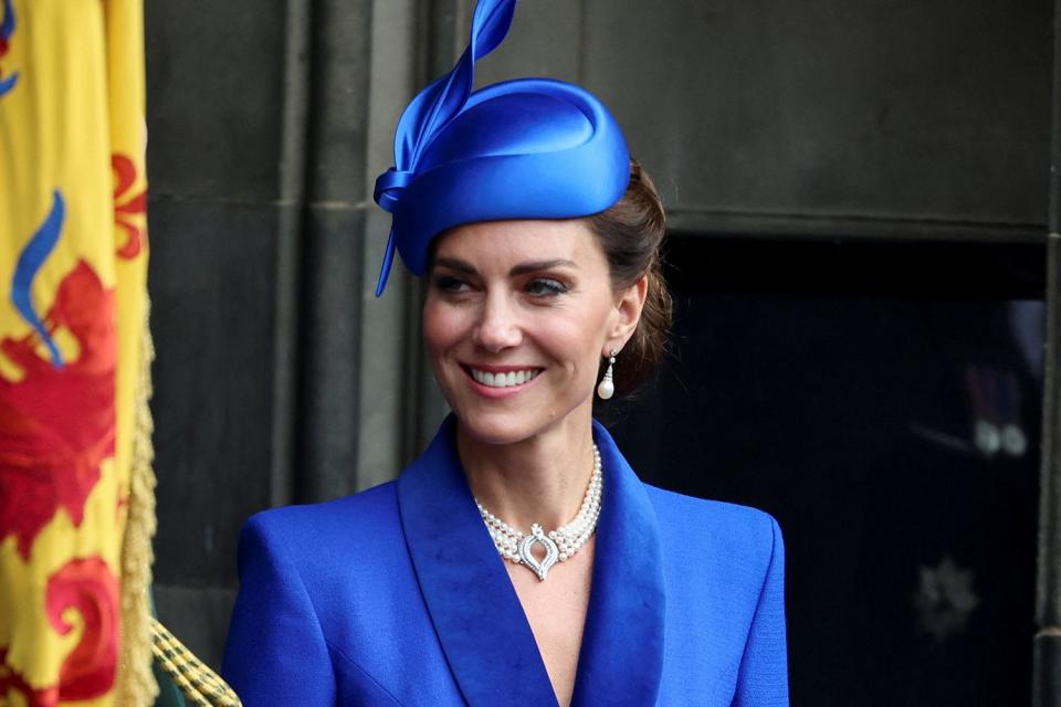 <p>Phil Noble - WPA Pool/Getty Images</p> Kate Middleton did not wear robes to King Charles