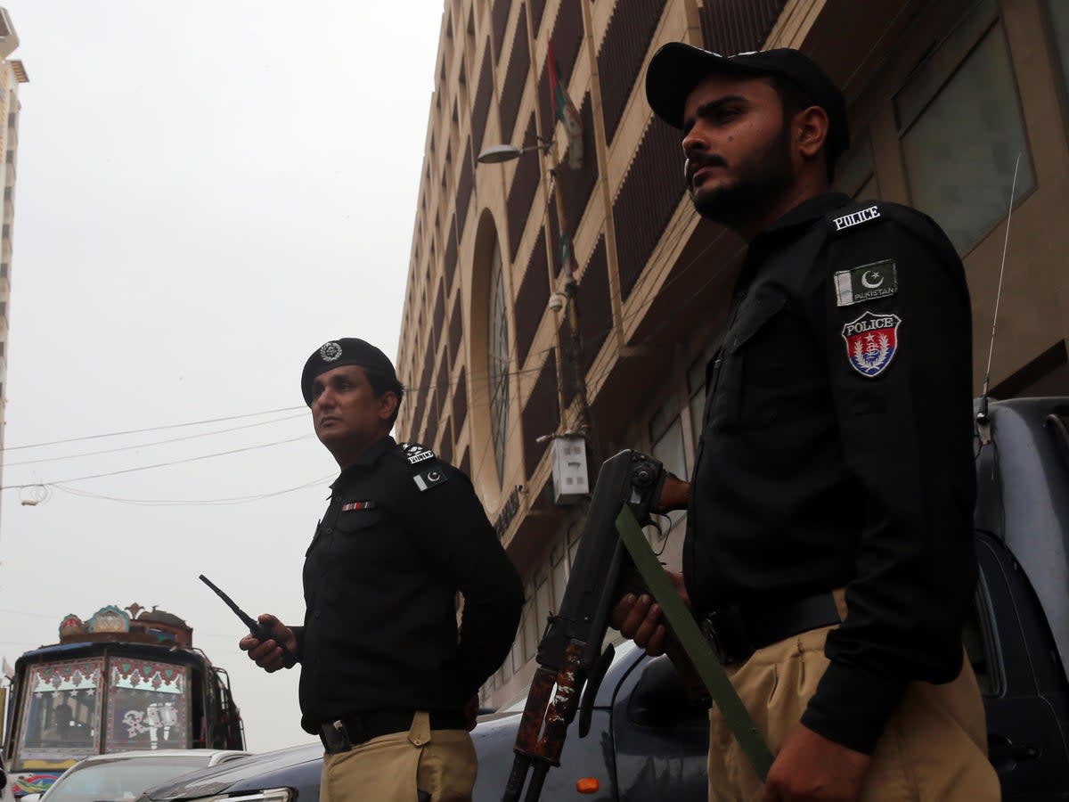 Pakistan police (EPA)