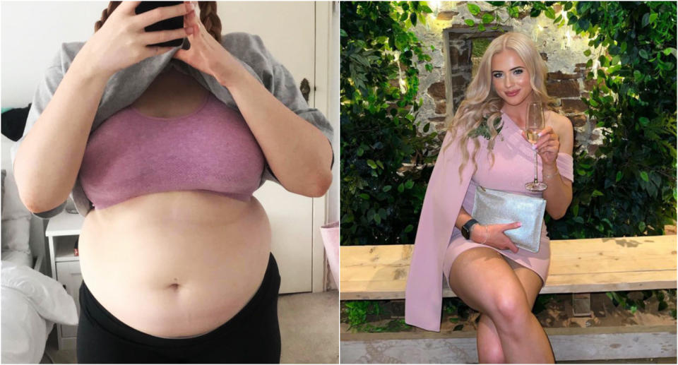 Alice Garrett before and after weight loss