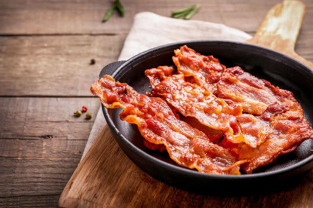 <p>Getty</p> Stock image of bacon