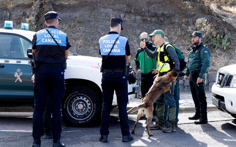 Police involved in the search for Jay Slater