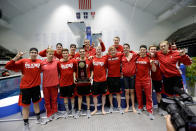 <p><strong>27. North Carolina State</strong><br>Top 2017-18 sport: men’s swimming. Trajectory: Up. The Wolfpack was one of the biggest climbers this year, jumping from 29th to 15th. The men’s swimming program has established itself as a perennial power, and the wrestling program had a breakthrough season to finish in the NCAA top five. </p>