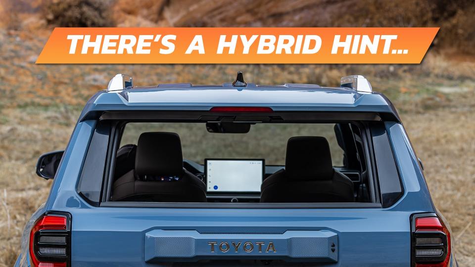 2025 Toyota 4Runner Keeps Drop-Down Back Glass, Hybrid Power Teased photo