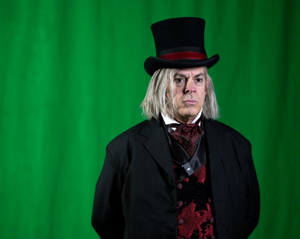 Nov. 14, 2023; Columbus, Oh., USA; Thom Christopher Warren portrays Scrooge in "A Christmas Carol," coming to Ohio Theatre after Thanksgiving.